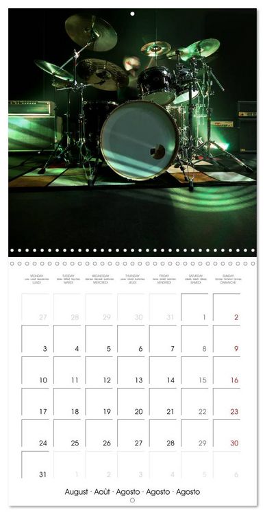 Produktbild: Drummer Action (Wall Calendar 2026 12 &times; 12 Inch) CALVENDO 12 Month Wall Calendar