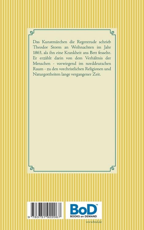Produktbild: Die Regentrude