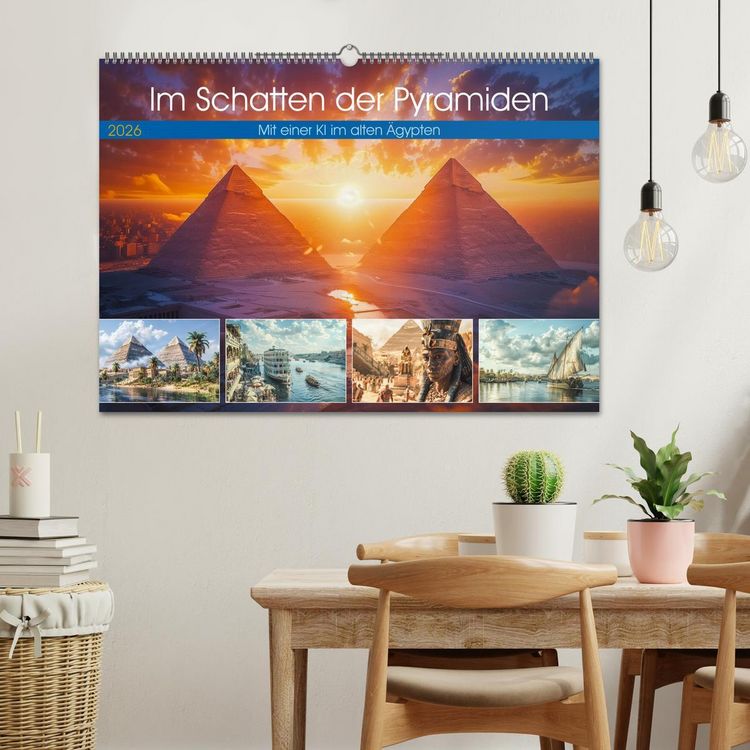 Produktbild: Im Schatten der Pyramiden (Wandkalender 2026 DIN A2 quer), CALVENDO Monatskalender