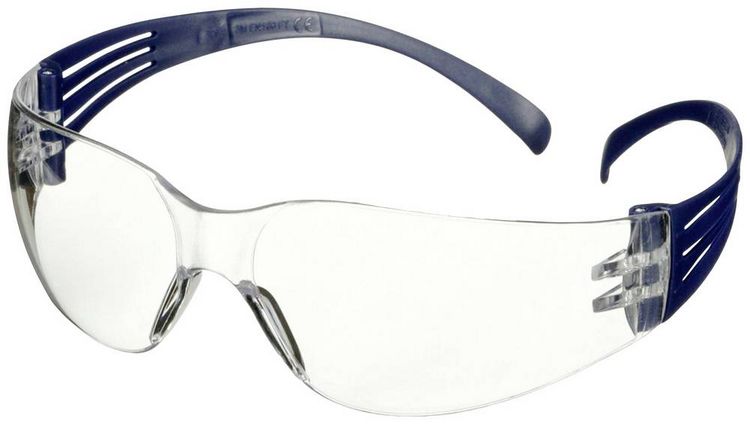 Produktbild: 3M SecureFit SF101AF-BLU Schutzbrille mit Antibeschlag-Schutz, mit Antikratz-Schutz Blau