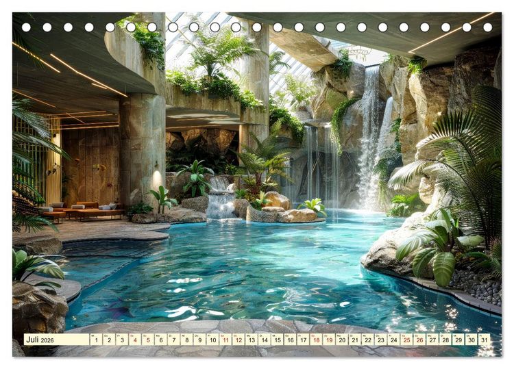 Produktbild: Biophilic Design - Verbundenheit mit der Natur (Tischkalender 2026 DIN A5 quer), CALVENDO Monatskalender