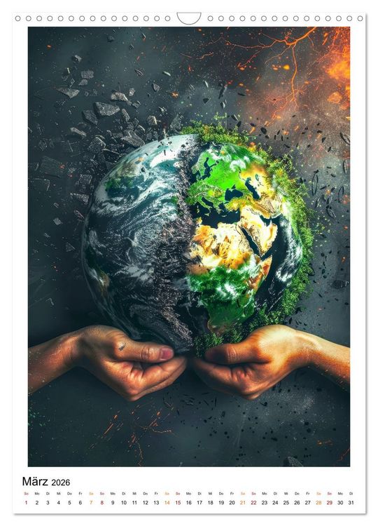 Produktbild: Unsere Umwelt leidet (Wandkalender 2026 DIN A3 hoch), CALVENDO Monatskalender