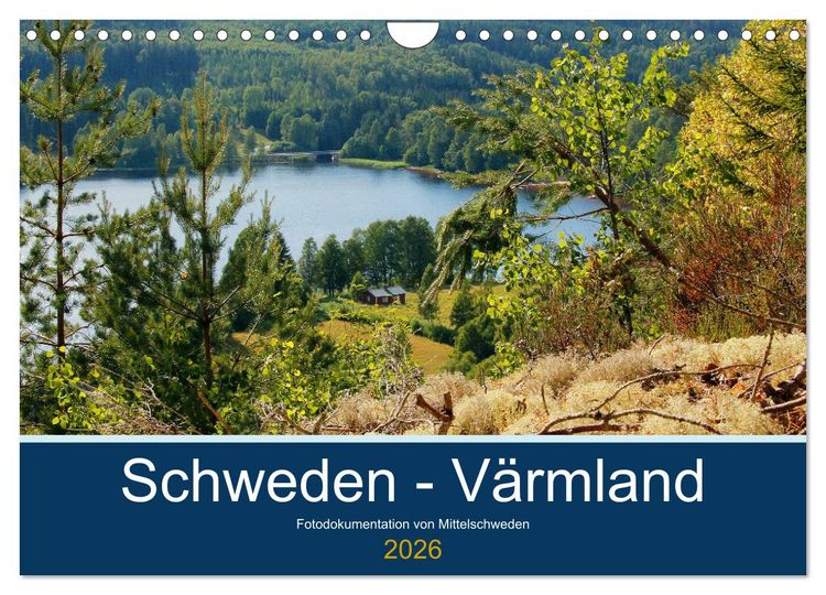 Produktbild: Schweden - V&auml;rmland (Wandkalender 2026 DIN A4 quer), CALVENDO Monatskalender