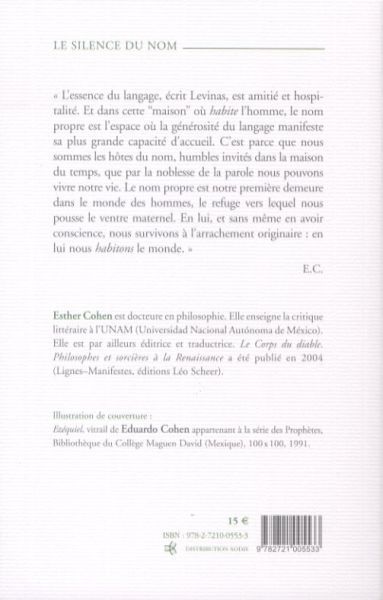 Produktbild: Le silence du nom et autres essais