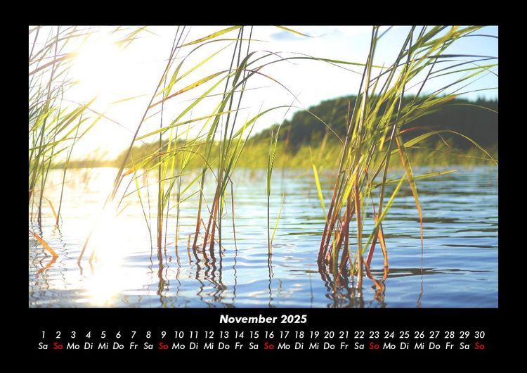 Produktbild: Seeblick 2025 Fotokalender DIN A3