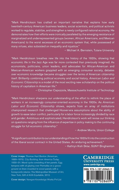 Produktbild: American Labor and Economic Citizenship