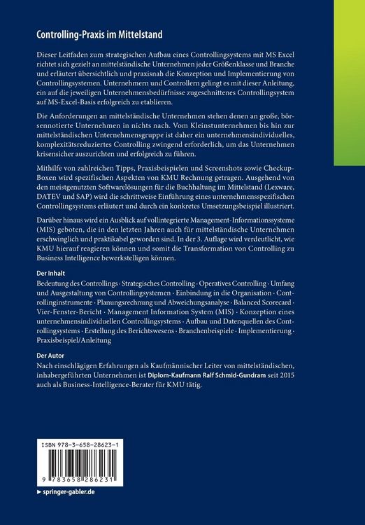 Produktbild: Controlling-Praxis im Mittelstand