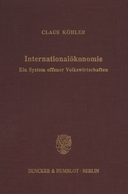 Produktbild: International&ouml;konomie.