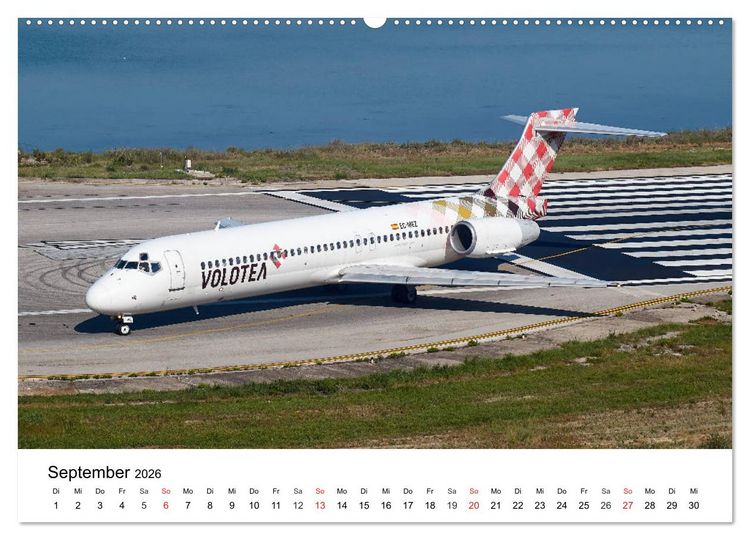 Produktbild: Die sch&ouml;nsten Airliner (Wandkalender 2026 DIN A2 quer), CALVENDO Monatskalender