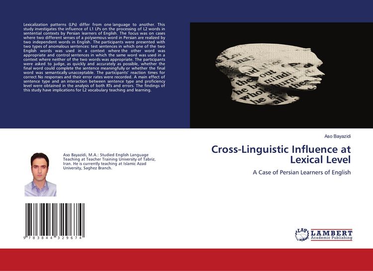 Produktbild: Cross-Linguistic Influence at Lexical Level