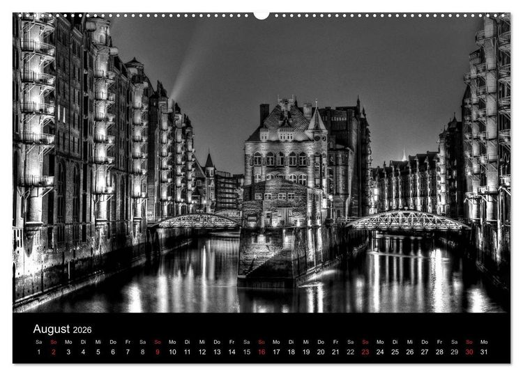 Produktbild: Hamburg . Das Tor zur Welt... (hochwertiger Premium Wandkalender 2026 DIN A2 quer), Kunstdruck in Hochglanz