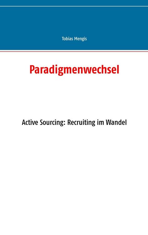 Produktbild: Paradigmenwechsel