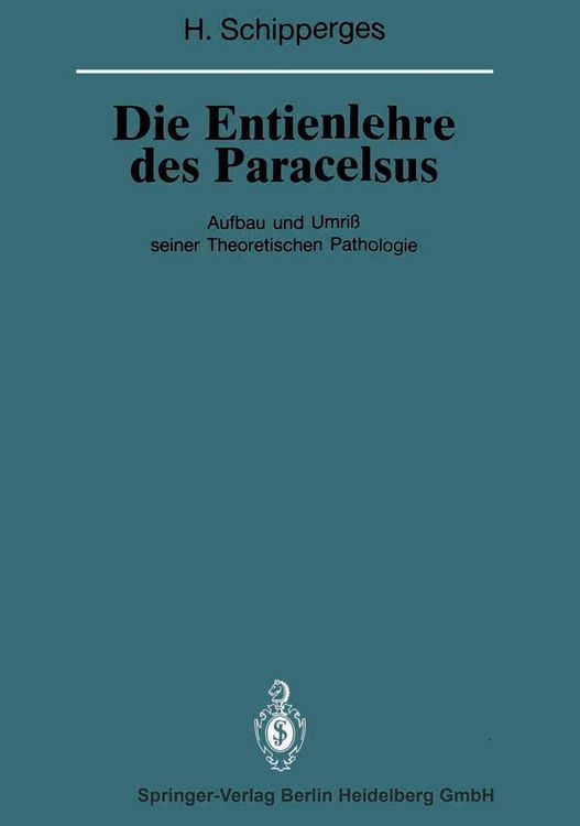 Produktbild: Die Entienlehre des Paracelsus