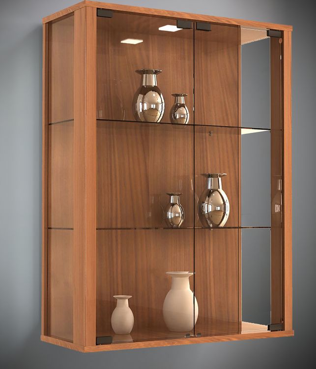 Produktbild: Wandvitrine H&auml;ngevitrine Glasvitrine Glas Udina M