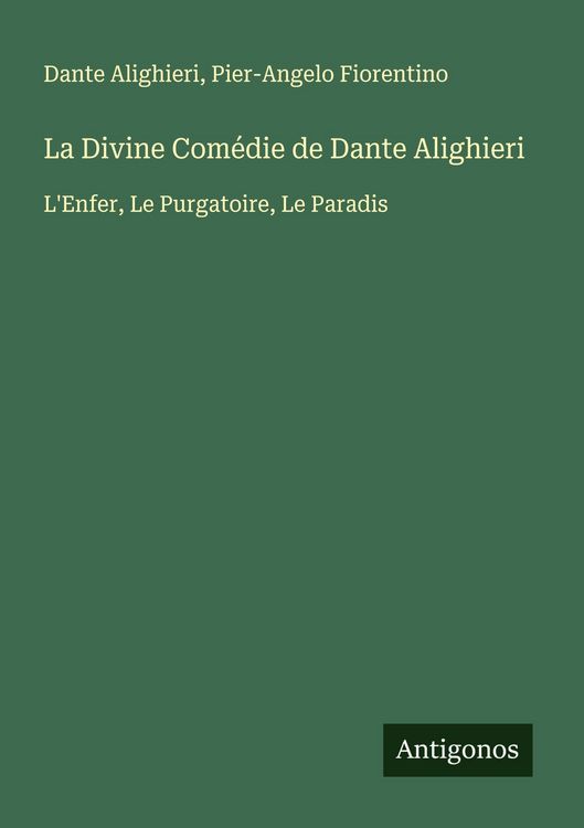 Produktbild: La Divine Com&eacute;die de Dante Alighieri
