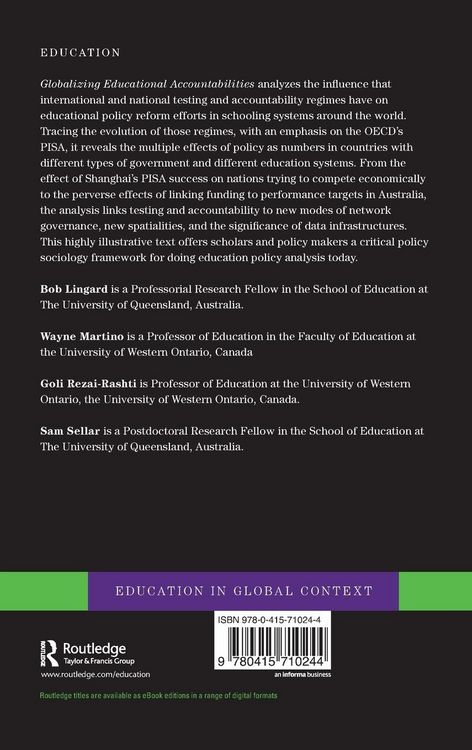 Produktbild: Globalizing Educational Accountabilities