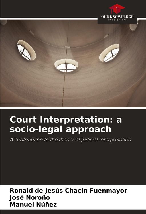 Produktbild: Court Interpretation: a socio-legal approach