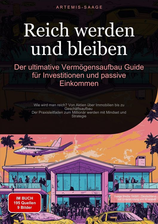 Produktbild: Reich werden und bleiben: Der ultimative Verm&ouml;gensaufbau-Guide f&uuml;r Investitionen und passive Einkommen