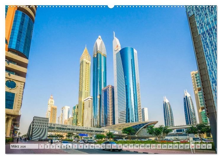 Produktbild: Dubai - Traumstadt der Scheichs (Wandkalender 2026 DIN A2 quer), CALVENDO Monatskalender