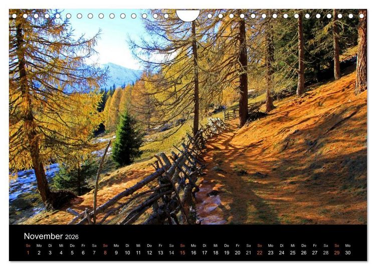 Produktbild: Das Ultental und seine Jahreszeiten (Wandkalender 2026 DIN A4 quer), CALVENDO Monatskalender