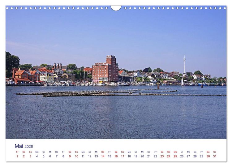 Produktbild: Radtouren ab Eckernf&ouml;rde (Wandkalender 2026 DIN A3 quer), CALVENDO Monatskalender
