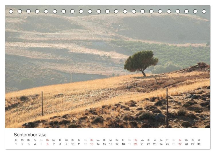 Produktbild: Kreta. Im S&uuml;den (Tischkalender 2026 DIN A5 quer), CALVENDO Monatskalender