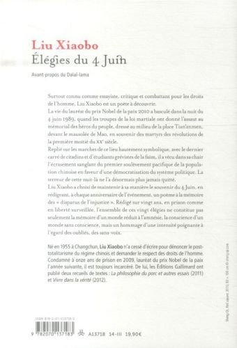 Produktbild: El&eacute;gies du 4 juin