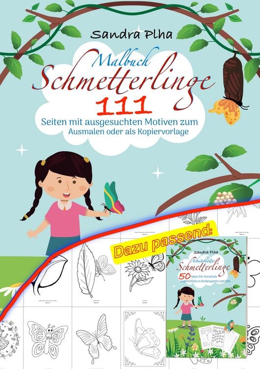 Produktbild: KitaFix Malbuch Schmetterlinge