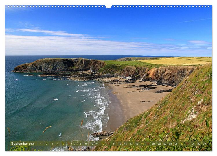 Produktbild: Naturwunder Wales (Wandkalender 2026 DIN A2 quer), CALVENDO Monatskalender