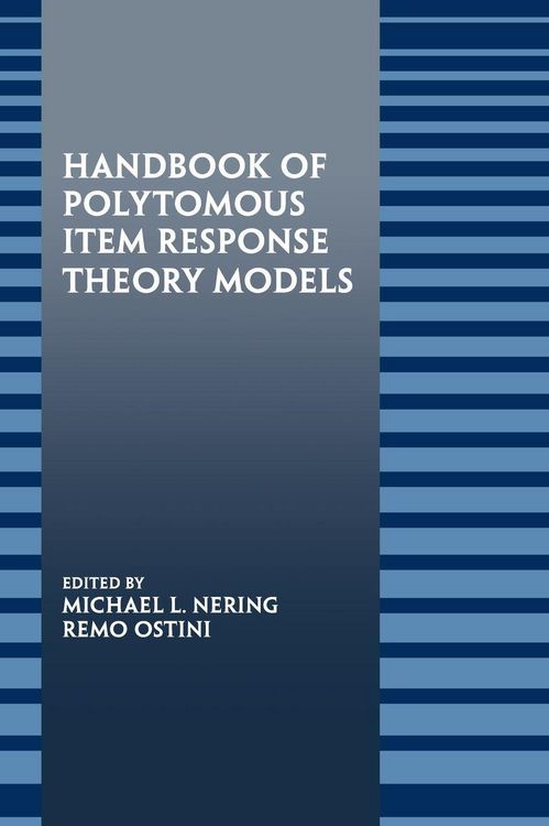Produktbild: Handbook of Polytomous Item Response Theory Models