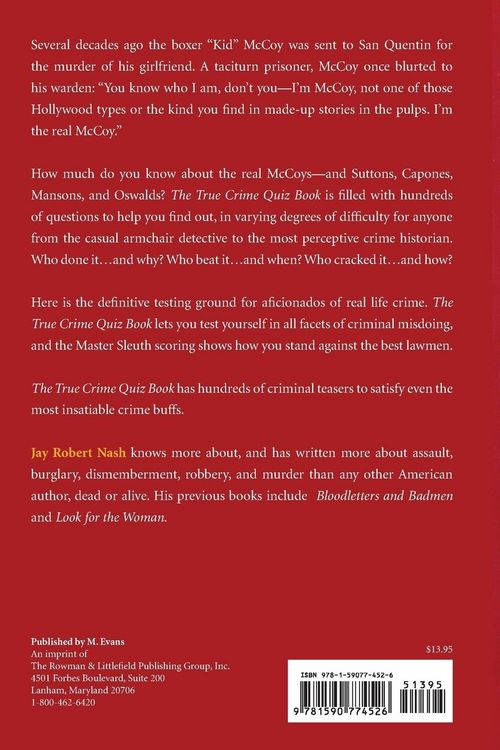 Produktbild: The True Crime Quiz Book
