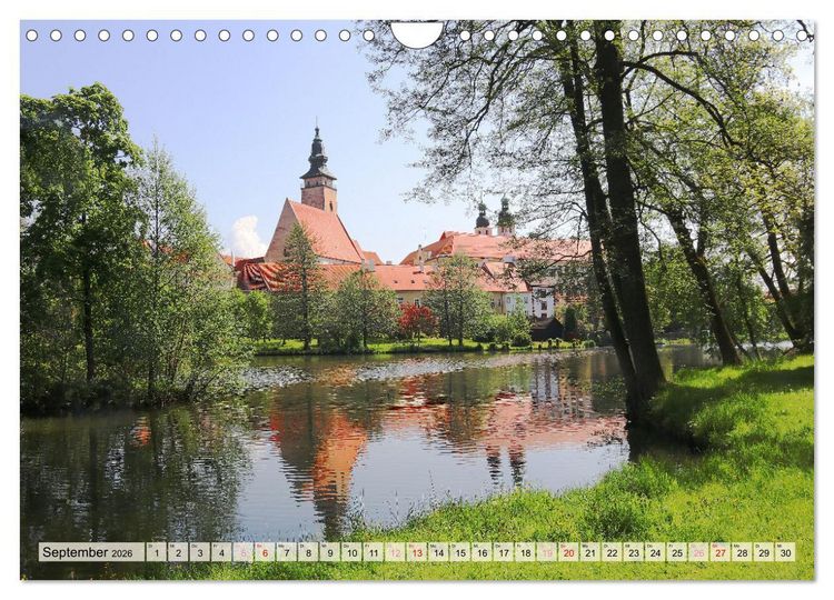 Produktbild: Bezauberndes Telc in Tschechien (Wandkalender 2026 DIN A4 quer), CALVENDO Monatskalender