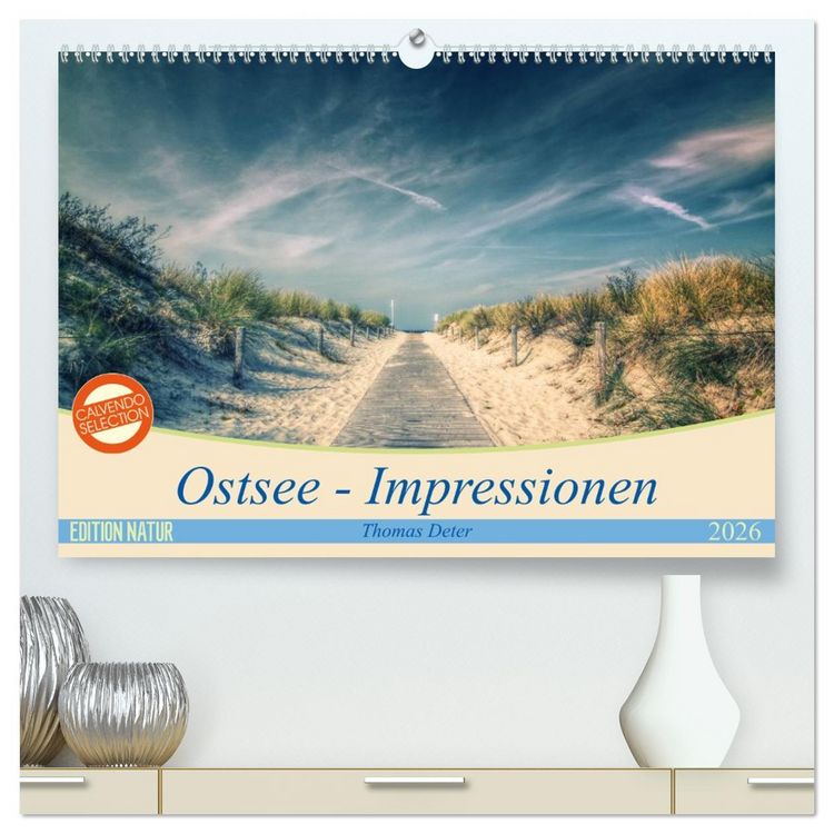 Produktbild: Ostsee - Impressionen (hochwertiger Premium Wandkalender 2026 DIN A2 quer), Kunstdruck in Hochglanz