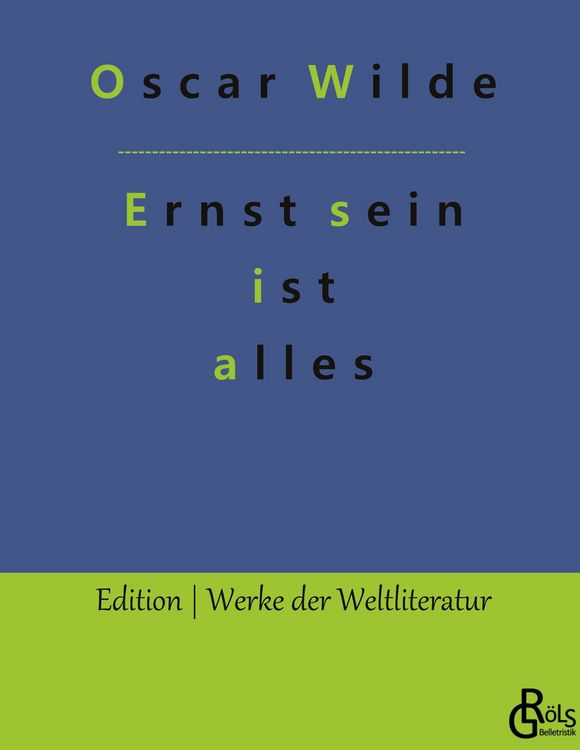 Produktbild: Ernst sein ist alles