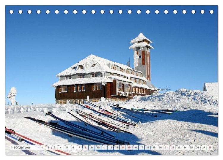 Produktbild: Wunderbares Erzgebirge (Tischkalender 2026 DIN A5 quer), CALVENDO Monatskalender