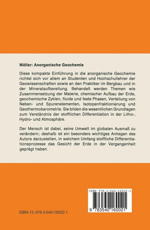 Produktbild: Anorganische Geochemie