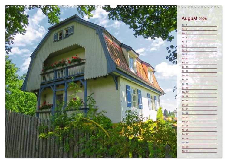 Produktbild: Murnau und das Blaue Land - Aquarelle und Fotografien (Wandkalender 2026 DIN A2 quer), CALVENDO Monatskalender