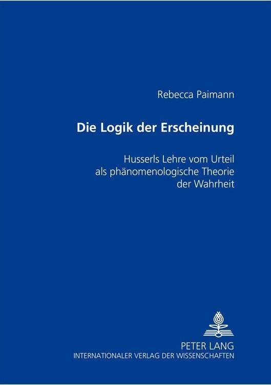 Produktbild: Die Logik der Erscheinung