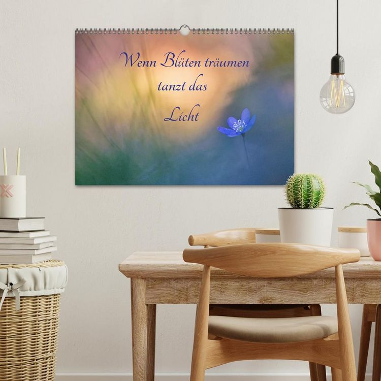 Produktbild: Wenn Bl&uuml;ten tr&auml;umen tanzt das Licht (Wandkalender 2027 DIN A3 quer), CALVENDO Monatskalender