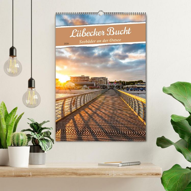 Produktbild: L&uuml;becker Bucht Seeb&auml;der an der Ostsee (Wandkalender 2026 DIN A2 hoch), CALVENDO Monatskalender