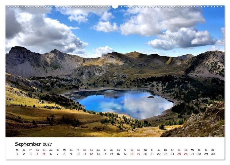 Produktbild: Franz&ouml;sische Alpen - Route des Grandes Alpes (Wandkalender 2027 DIN A2 quer), CALVENDO Monatskalender