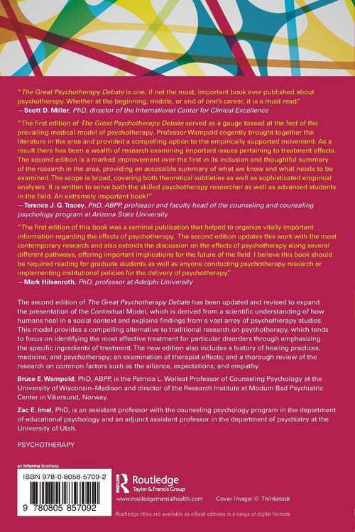 Produktbild: The Great Psychotherapy Debate
