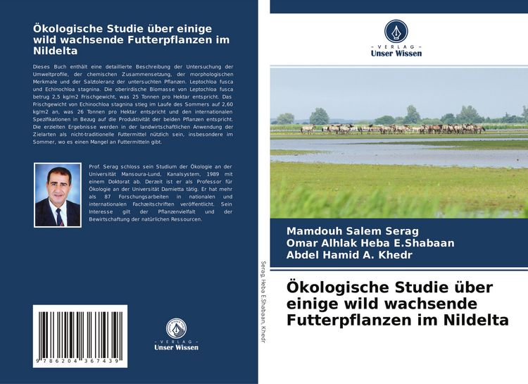 Produktbild: &Ouml;kologische Studie &uuml;ber einige wild wachsende Futterpflanzen im Nildelta