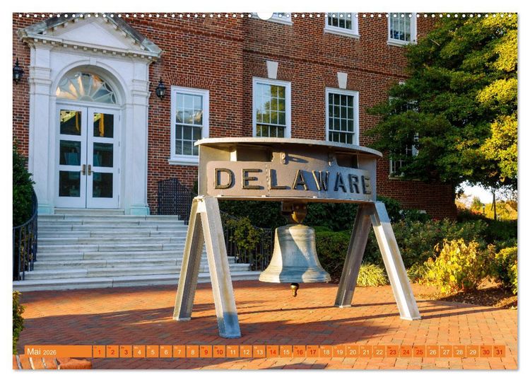 Produktbild: Delaware. Kleine Perle an der Ostk&uuml;ste der USA (hochwertiger Premium Wandkalender 2026 DIN A2 quer), Kunstdruck in Hochglanz