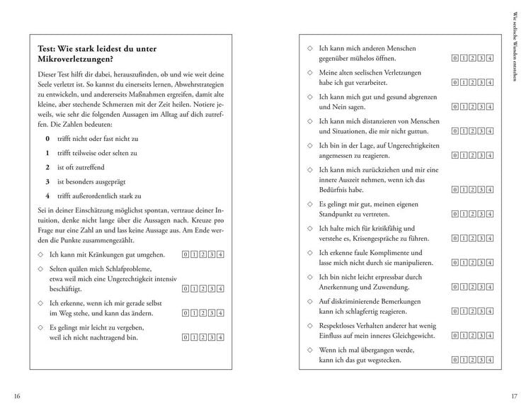 Auch kleine Stiche machen Seelenwunden