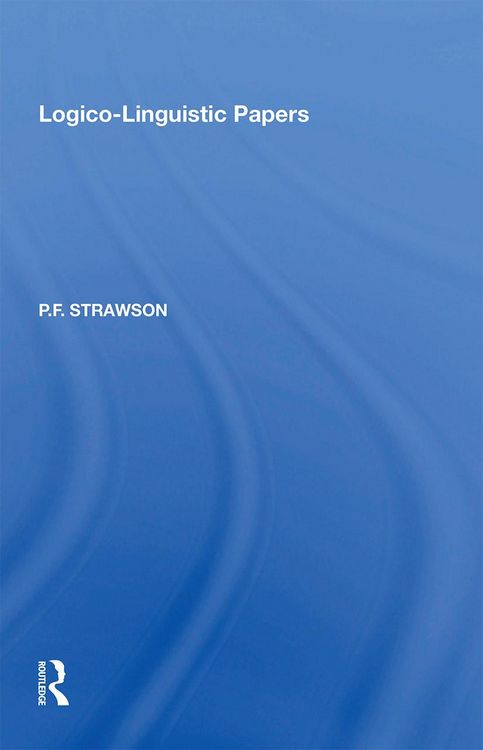 Produktbild: Strawson, P: Logico-Linguistic Papers