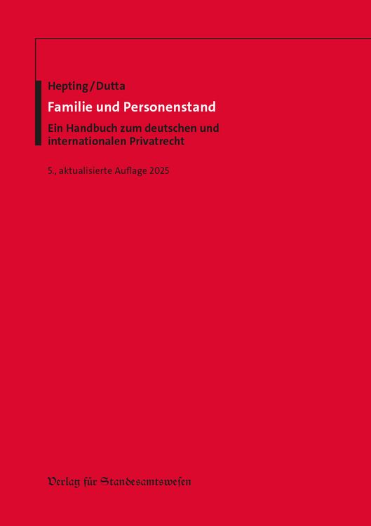 Produktbild: Familie und Personenstand
