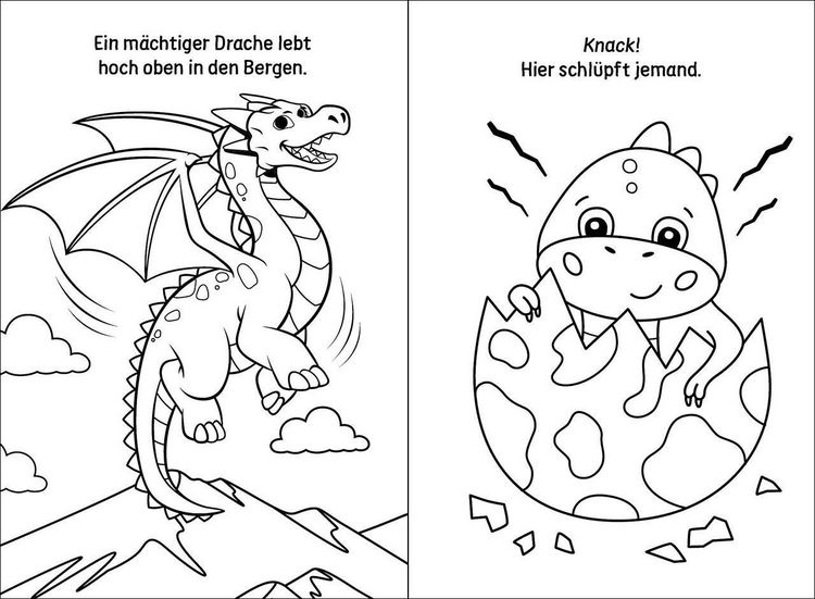 Produktbild: Diamond Painting - Bastelspa&szlig; mit Diamanten - Drachen