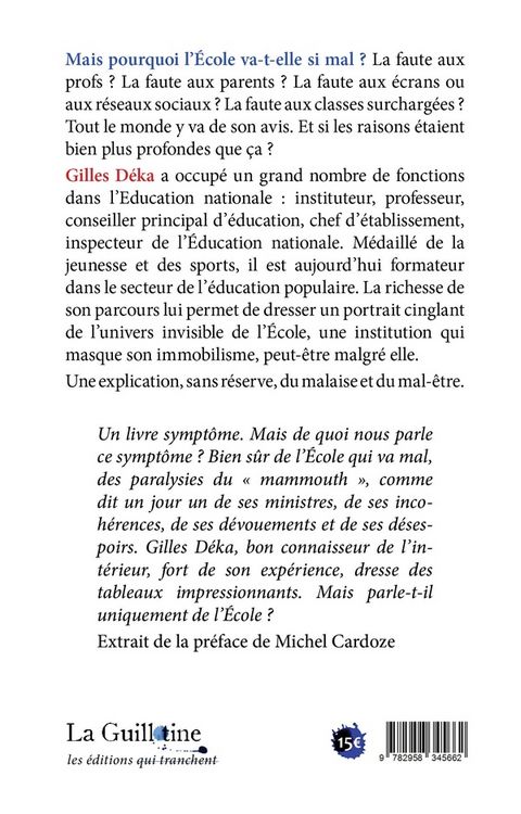 Produktbild: Pourquoi lecole va t elle si mal