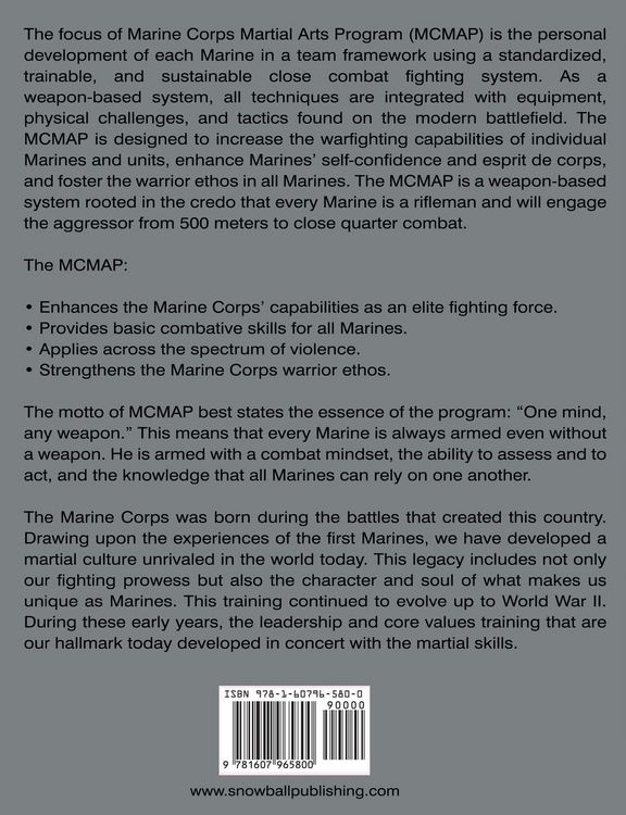Produktbild: The Marine Corps Martial Arts Program